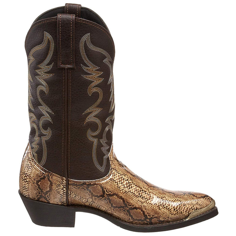 Yellowstone Cowboy Boots Western Cowboy Boot Lovers Printed Snake Pattern Middle Boots
