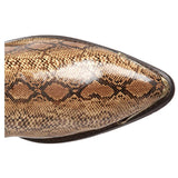 Yellowstone Cowboy Boots Western Cowboy Boot Lovers Printed Snake Pattern Middle Boots