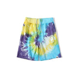 Bathing Ape Shorts Ape Head Blue Yellow Purple Shorts High Quality Casual Pants Beach Pants