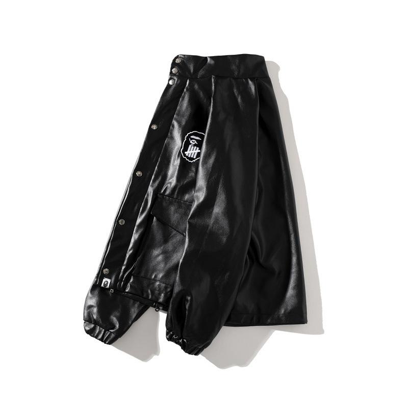 Bathing Ape Coat Spring and Autumn Fashion Brand Leather Jacket Youth Fashion Leather Jacket