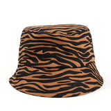 Bucket Hat Fishing Cap Cotton Print Fisherman Hat Women's Retro Fashion Sun Hat