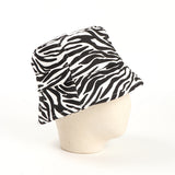 Bucket Hat Fishing Cap Cotton Print Fisherman Hat Women's Retro Fashion Sun Hat