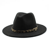 Beth Dutton Hat Top Hat Men and Women Leopard Print Hat Felt Cap