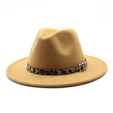 Beth Dutton Hat Top Hat Men and Women Leopard Print Hat Felt Cap