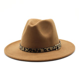 Beth Dutton Hat Top Hat Men and Women Leopard Print Hat Felt Cap