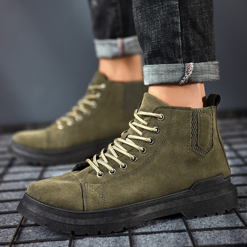 Men's Boots Work Boot Men Casual Hiking Boots Autumn and Winter Casual Shoes Men's Shoes