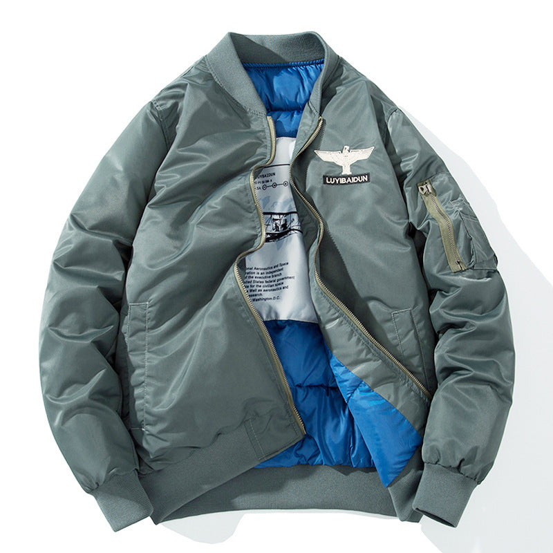 Varsity Jacket Autumn And Winter Baseball Uniform Pilot Jacket For Women