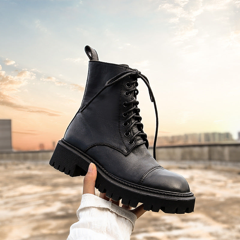 Women's Boots Work Boot Men Casual Hiking Boots Women's Shoes Outdoor Sports High Top Vintage Work Shoes