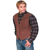 Mens Dress Vests Men's Solid Color and V-neck Single-Breasted Slim Fit Fashion Vest Man