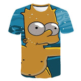 The Simpsons T Shirts 3d Digital Printed Round Neck