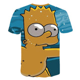 The Simpsons T Shirts 3d Digital Printed Round Neck