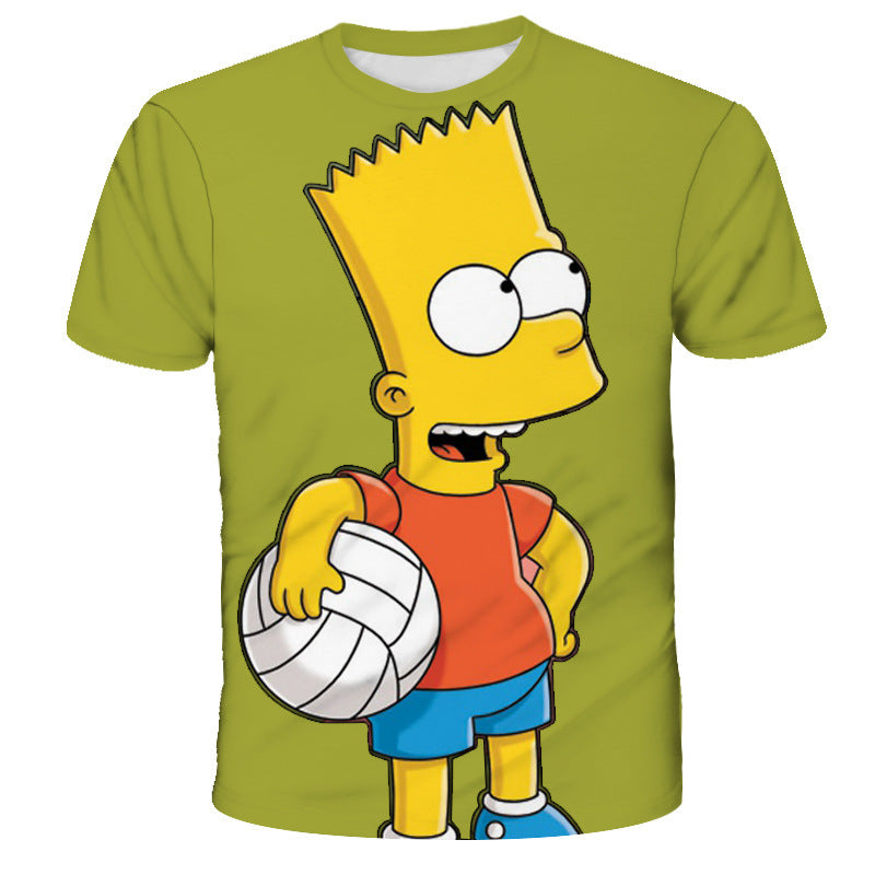 The Simpsons T Shirts 3d Digital Printing