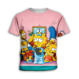 The Simpsons T Shirts Digital Printing Cartoon Anime