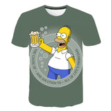 The Simpsons T Shirts 3d Digital Printing