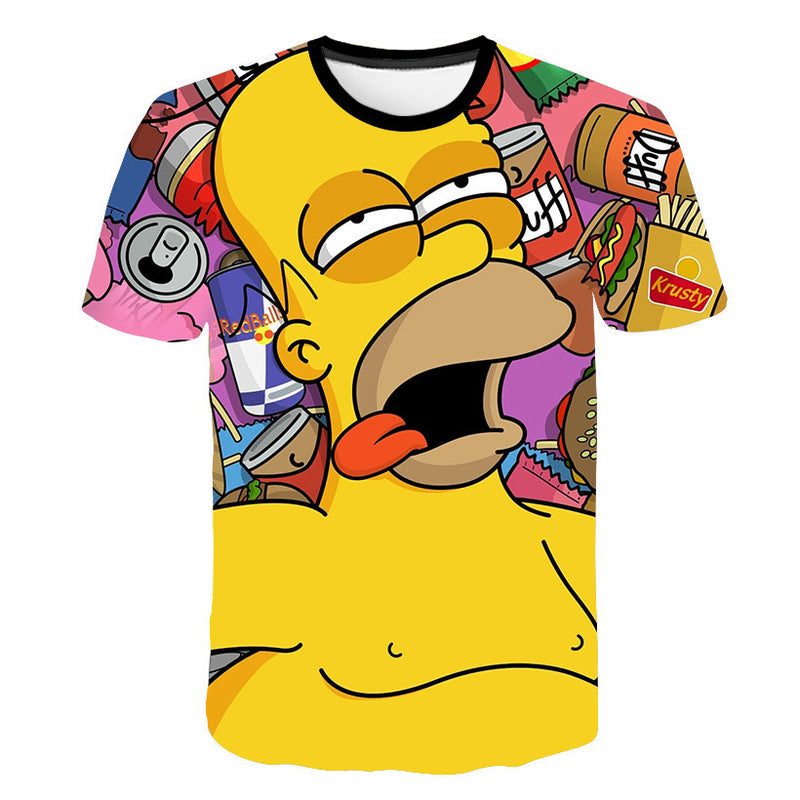 The Simpsons T Shirts Digital Printing