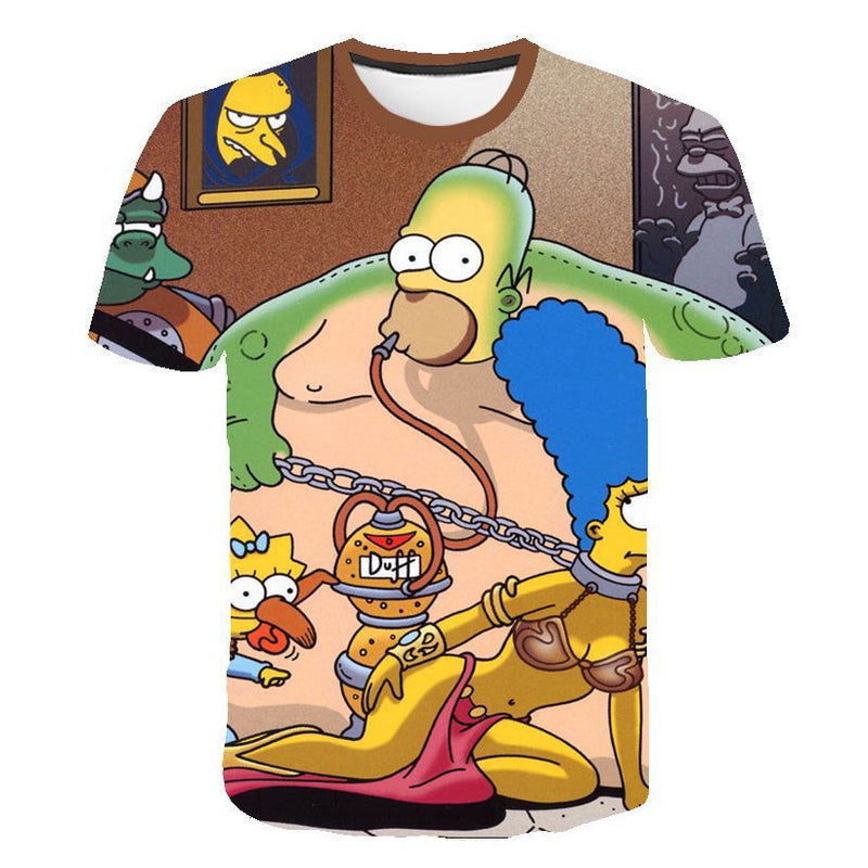 The Simpsons T Shirts Digital Printing