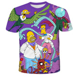 The Simpsons T Shirts Anime 3d Digital Printing