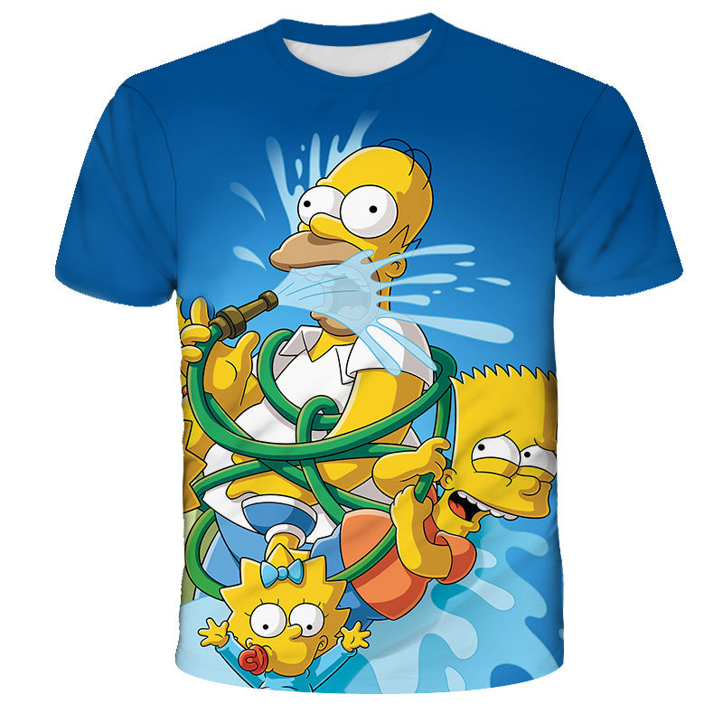 The Simpsons T Shirts Anime Digital Printing