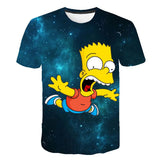 The Simpsons T Shirts Cartoon Anime Digital Printing