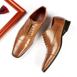 Men's Dress Shoes Classic Leather Oxfords Casual Cushioned Loafer Men's Shoes Men's Business Leather Shoes Formal Casual