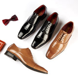 Men's Dress Shoes Classic Leather Oxfords Casual Cushioned Loafer Men's Shoes Men's Business Leather Shoes Formal Casual