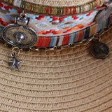 Beth Dutton Hat Beach Sun Protection Straw Hat Summer Brim-Creased Hat