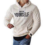 Mens Sweaters Man Fall Outfits Men's Fashion Hooded Slim Fit Hooded Sweater Men