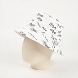 Bucket Hat Fishing Cap Cotton Print Fisherman Hat Hat Female Casual Printing Sun-Proof Basin Hat Men