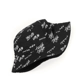 Bucket Hat Fishing Cap Cotton Print Fisherman Hat Hat Female Casual Printing Sun-Proof Basin Hat Men