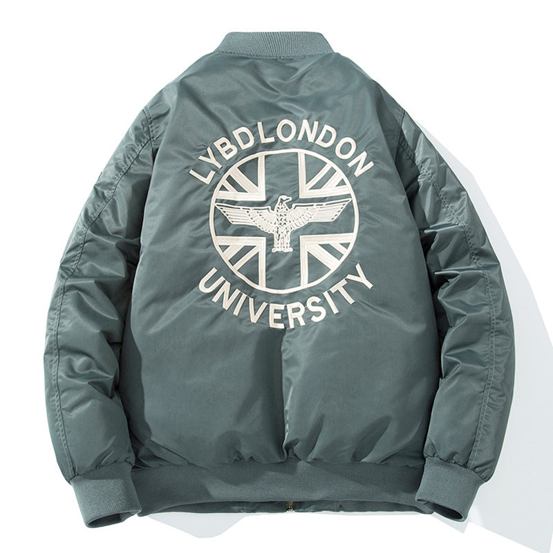 Varsity Jacket Autumn And Winter Baseball Uniform Pilot Jacket For Women