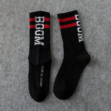 Off White Socks Men's Skateboard Hip Hop Basketball Sweat Absorbing Sports Autumn and Winter