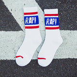 Off White Socks Men's Skateboard Hip Hop Basketball Sweat Absorbing Sports Autumn and Winter