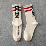 Off White Socks Men's Skateboard Hip Hop Basketball Sweat Absorbing Sports Autumn and Winter