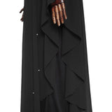 African Dashiki Dress Women's Chiffon Heavy Embroidery Hot Drilling Dress