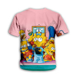 The Simpsons T Shirts Digital Printing Cartoon Anime