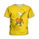 The Simpsons T Shirts 3d Digital Printing