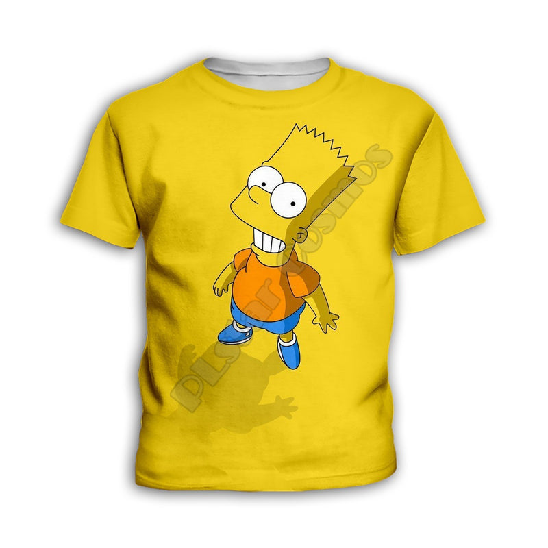 The Simpsons T Shirts 3d Digital Printing