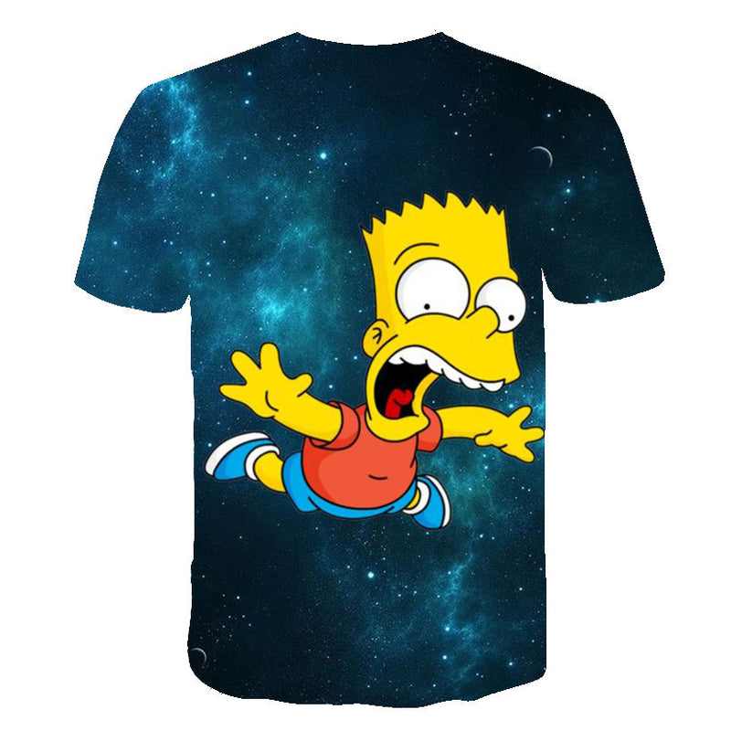 The Simpsons T Shirts Cartoon Anime Digital Printing