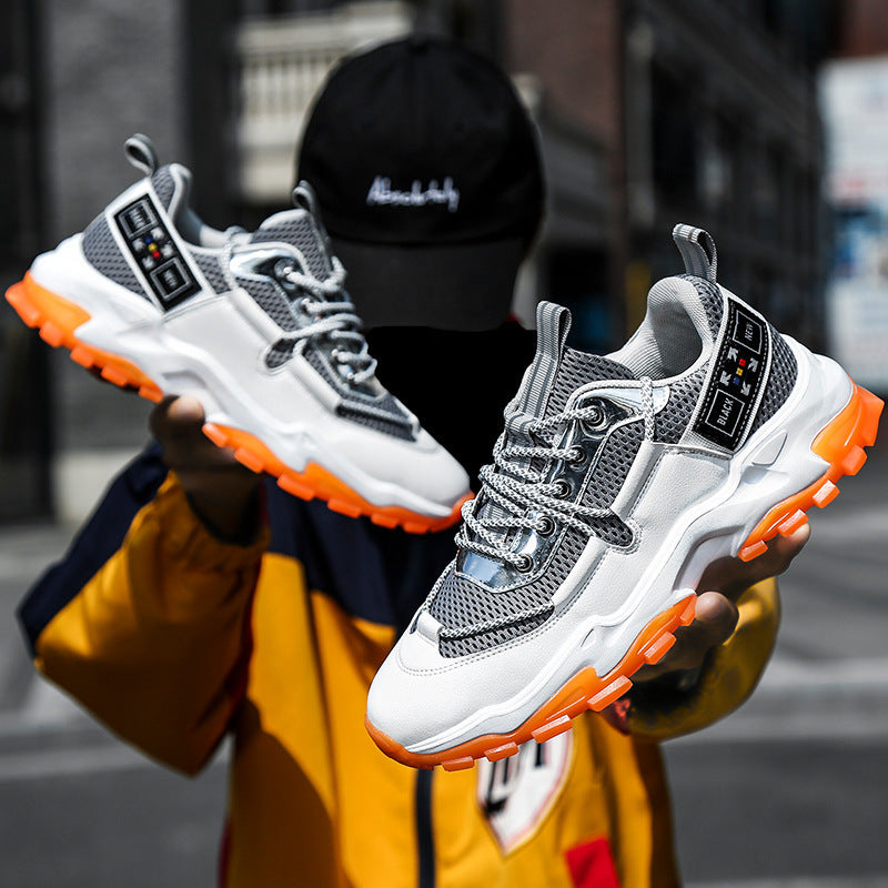 Off White Shoes Sneaker Sneakers Men'S Trendy Autumn And Winter Casual Running Shoes Breathable Mesh Surface