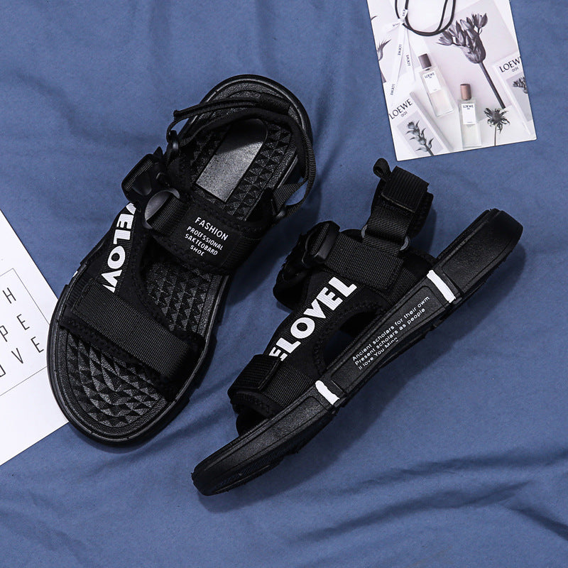 Men Sandals Indoor and Outdoor Beach Sandals Sport Flip Flops Comfort Casual Sandal Summer Men's plus Size Retro Sports Slippers