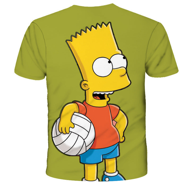 The Simpsons T Shirts 3d Digital Printing