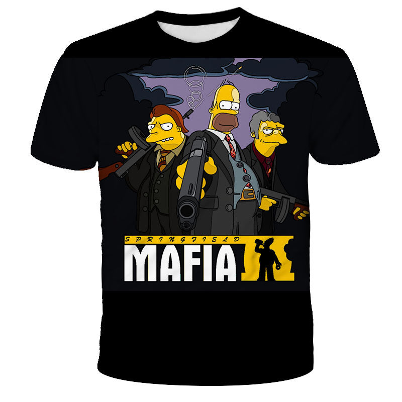 The Simpsons T Shirts Digital Printing