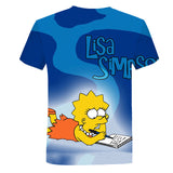 The Simpsons T Shirts 3d Digital Printing Cartoon Anime