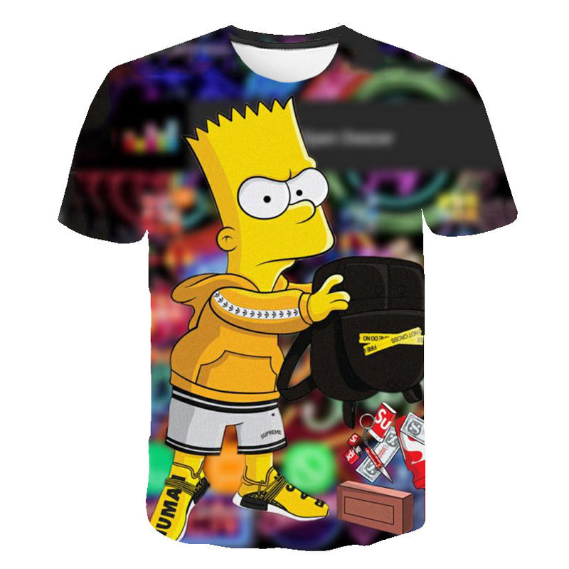 The Simpsons T Shirts Digital Printing