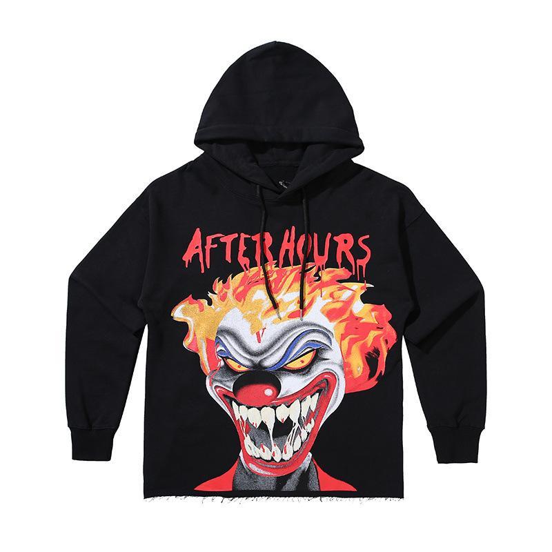 Vlone Hoodie Clothing Loose Street Hip Hop Plus Size Retro Sports Men'S And Women'S Hoodies