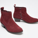 Western Shoes Short Boots Autumn and Winter Women's Sand Leather Women's Shoes plus Size