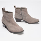 Western Shoes Short Boots Autumn and Winter Women's Sand Leather Women's Shoes plus Size