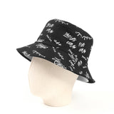 Bucket Hat Fishing Cap Cotton Print Fisherman Hat Hat Female Casual Printing Sun-Proof Basin Hat Men
