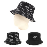 Bucket Hat Fishing Cap Cotton Print Fisherman Hat Hat Female Casual Printing Sun-Proof Basin Hat Men
