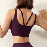 Underwear for Sweating Beauty Back Exercise Shockproof Push-up Yoga Vest